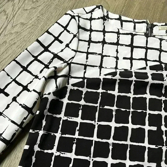 Rachel Rachel Roy | Black and white square  print dress - Picture 5 of 10